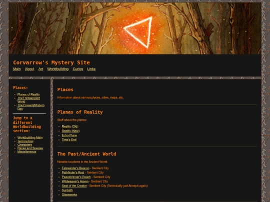 Main/Worldbuilding/Places screenshot