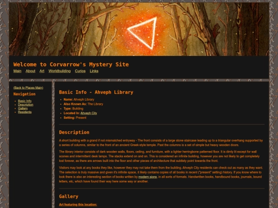 Main/Worldbuilding/Places/Library screenshot