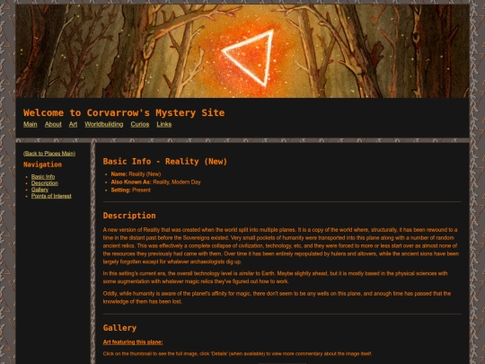 Main/Worldbuilding/Places/RealityNew screenshot