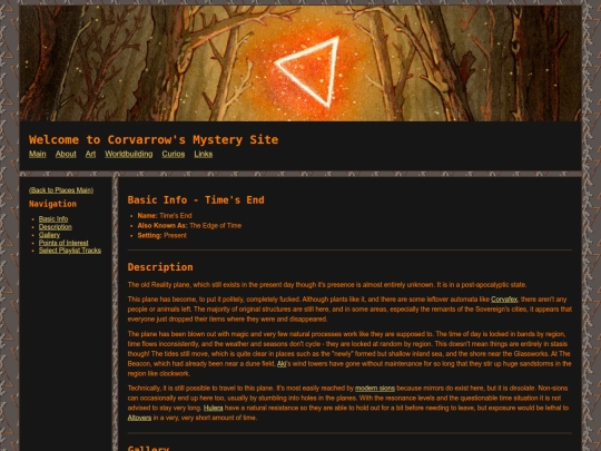 Main/Worldbuilding/Places/TimesEnd screenshot