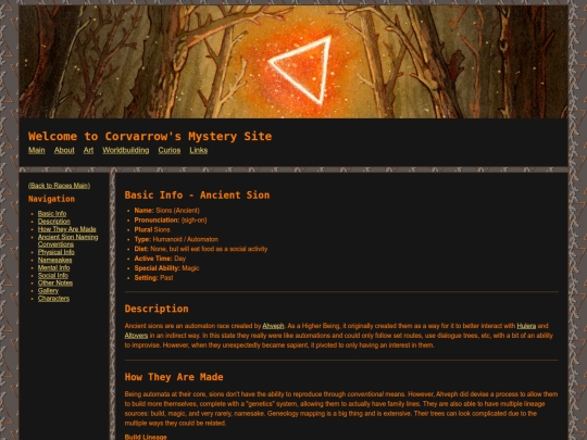 Main/Worldbuilding/Races/AncientSions screenshot