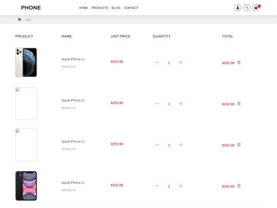 cart screenshot