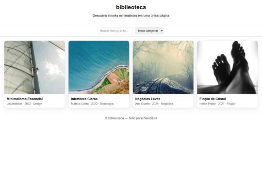biblieotec screenshot