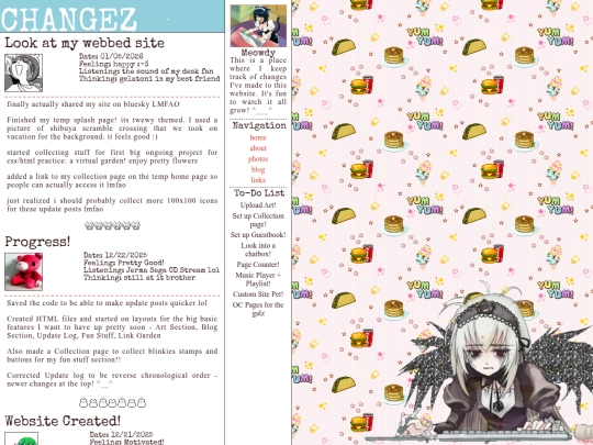 updates screenshot