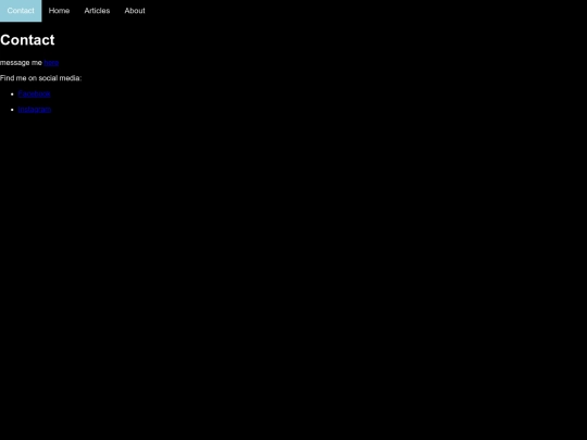 contact screenshot