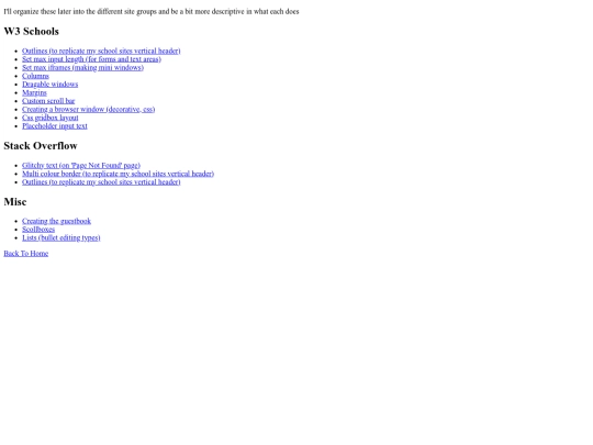 learnings screenshot