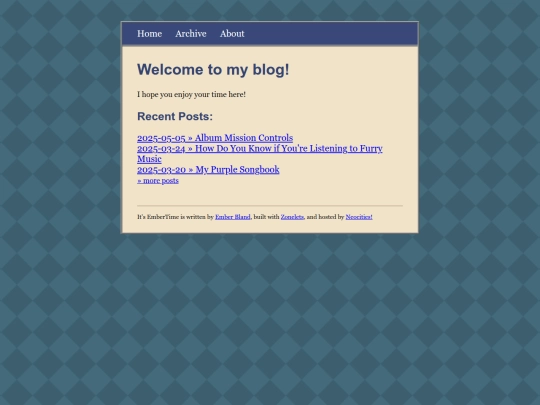 blog screenshot