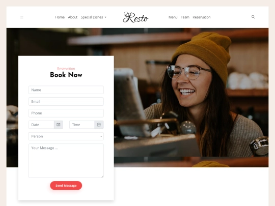 reservation screenshot