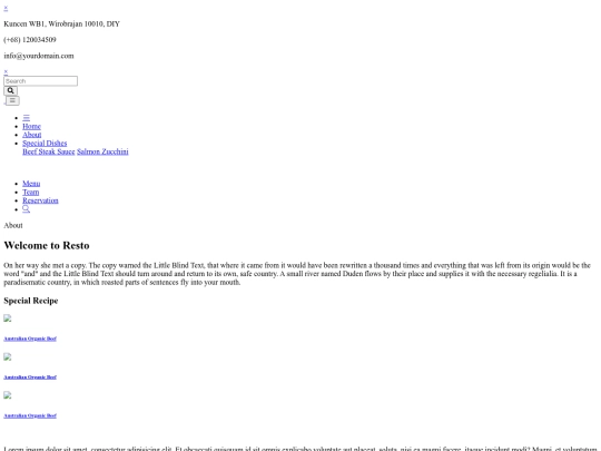 resto/restoS/about screenshot