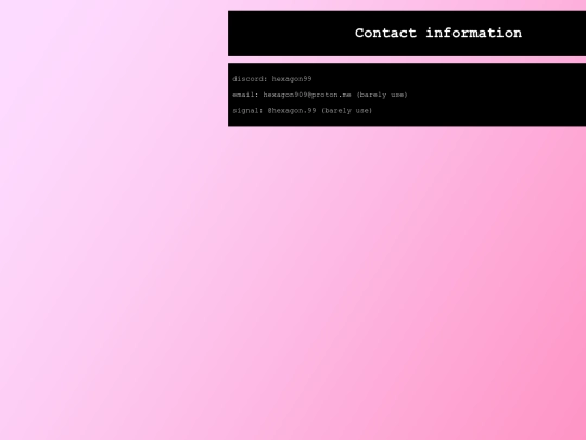 contact screenshot