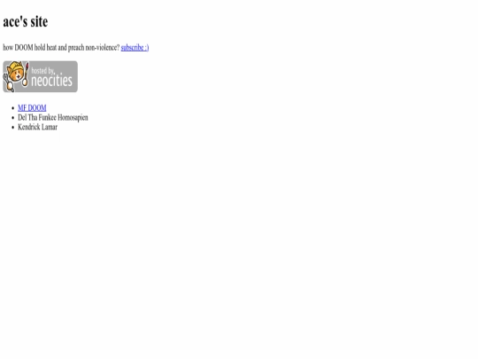 index screenshot