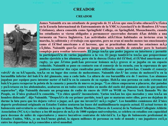 pagina screenshot