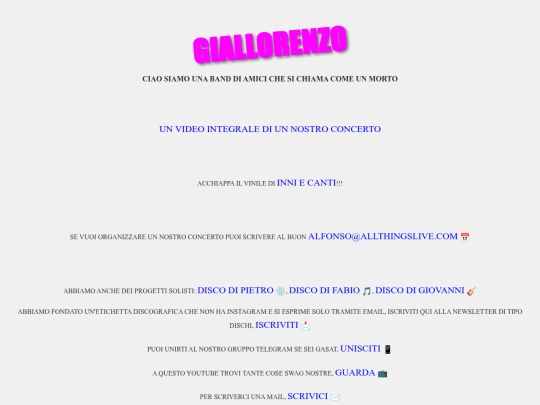 GIALLORENZO screenshot