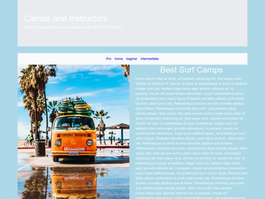 campsandinstuctors screenshot