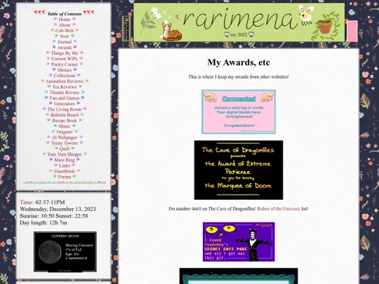 awards screenshot