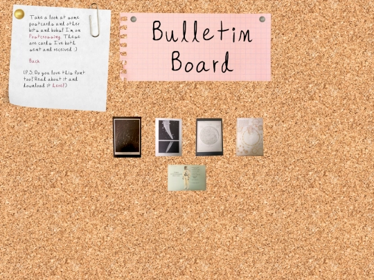 bulletin-board screenshot