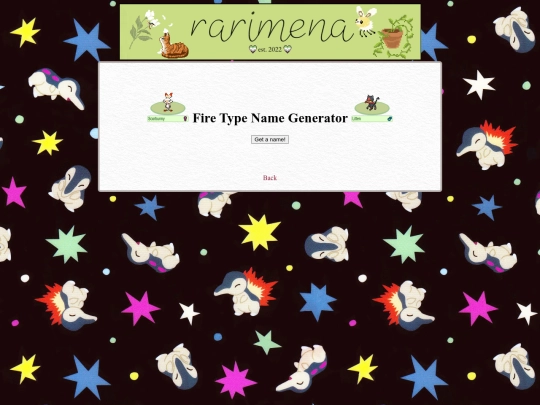 name-fire screenshot
