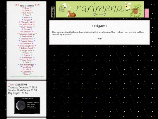 origami screenshot