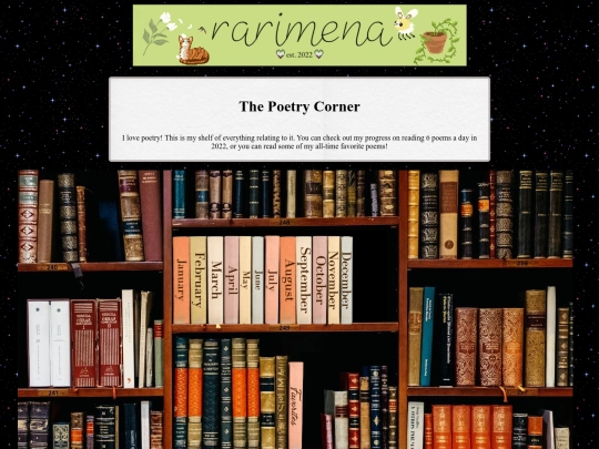 poetry screenshot