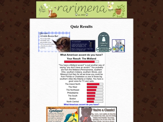 quiz-results screenshot