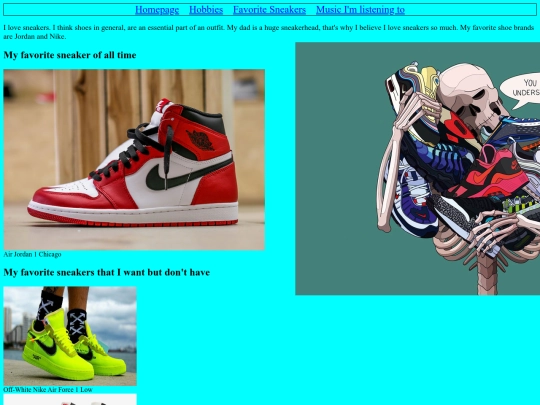 favoritesneakers screenshot