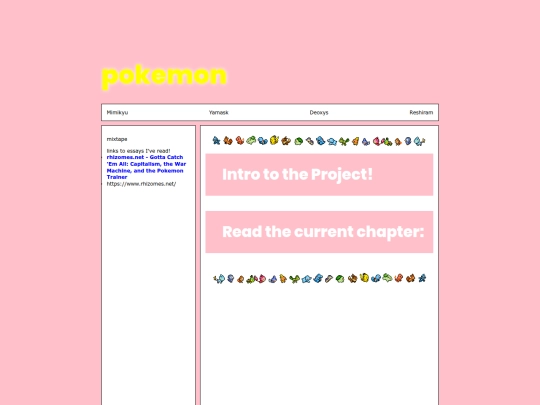 html/pokemon screenshot