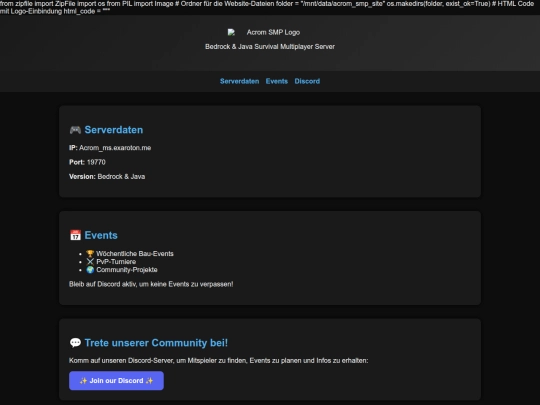 index screenshot