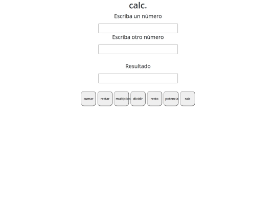 calculadora screenshot