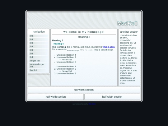 index screenshot