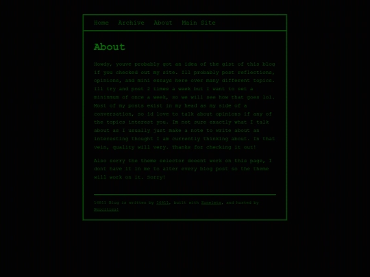 blog/about screenshot