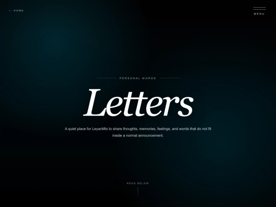 Letter screenshot