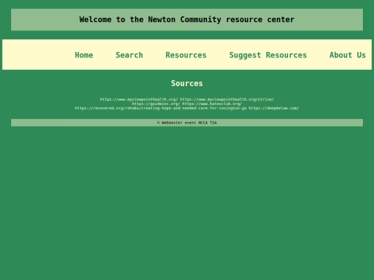 Resources screenshot