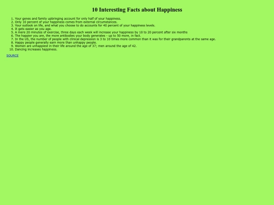 happiness screenshot
