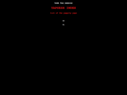 yapindex screenshot