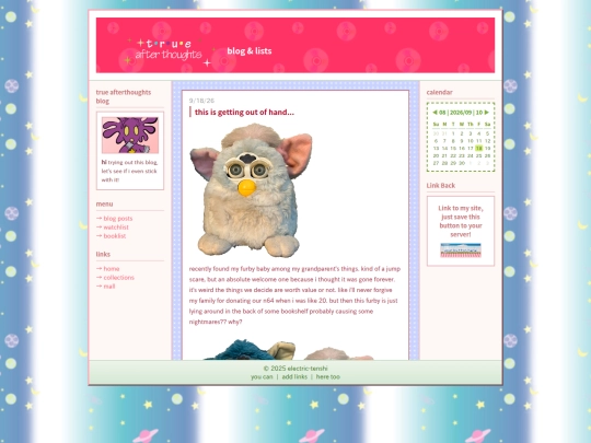 blog screenshot