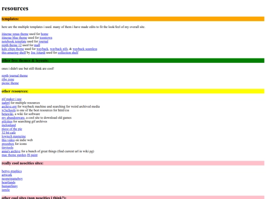 resources screenshot