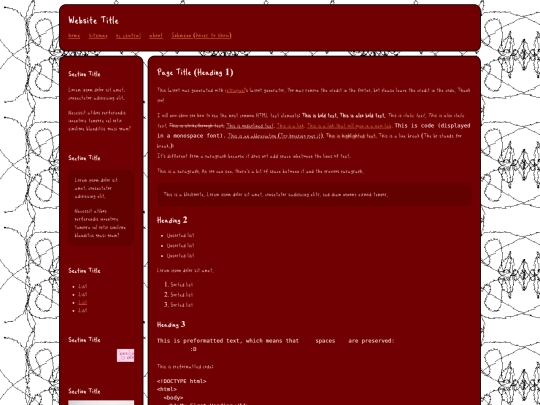 test screenshot