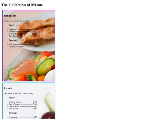 documents/restaurant-menu screenshot