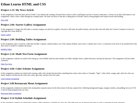 index screenshot