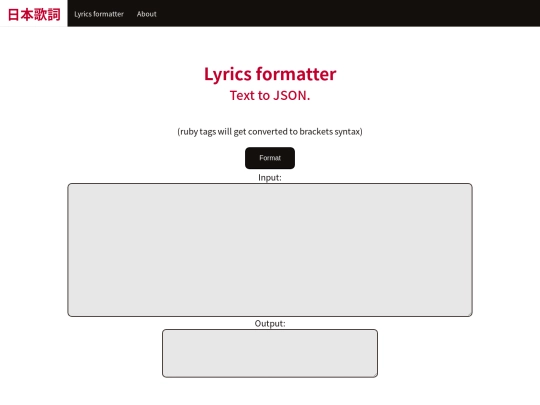 lyrics_formatter screenshot
