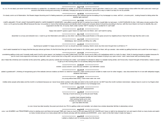 log screenshot