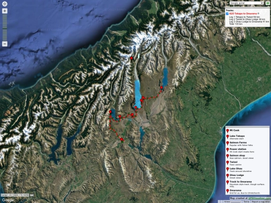 ridemaps/A2O screenshot
