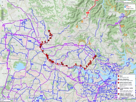 ridemaps/Roses-map screenshot