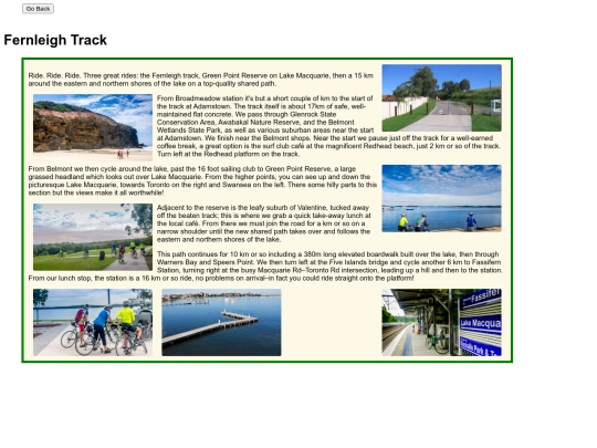 ridenotes/Fernleigh_Track screenshot