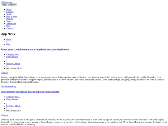 blog screenshot