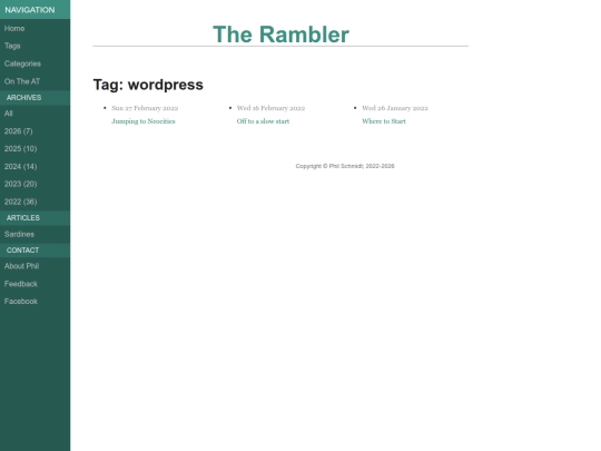 tag/wordpress screenshot