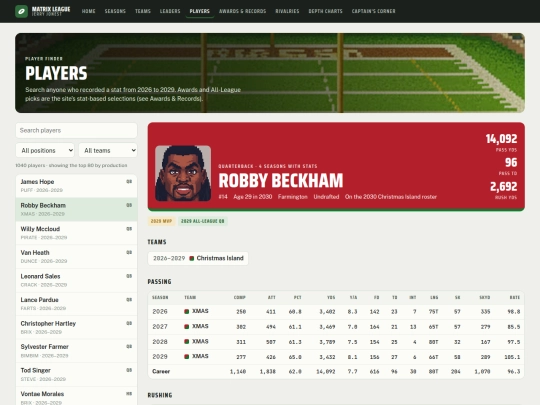 players screenshot