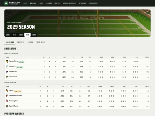 seasons screenshot