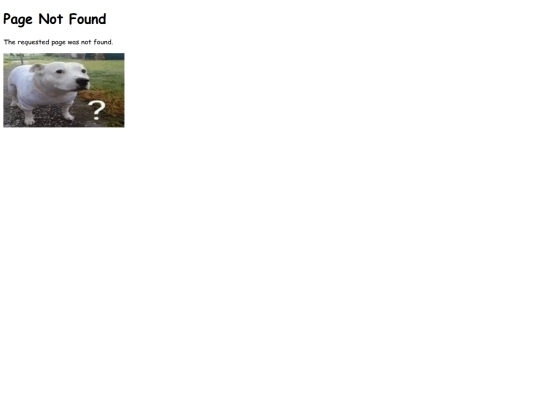 not_found screenshot