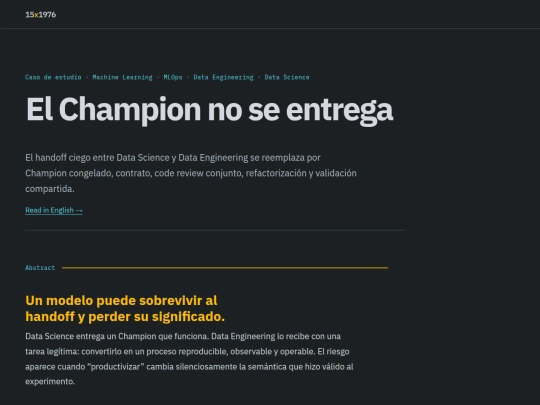 es/proyectos/el-champion-no-se-entrega screenshot